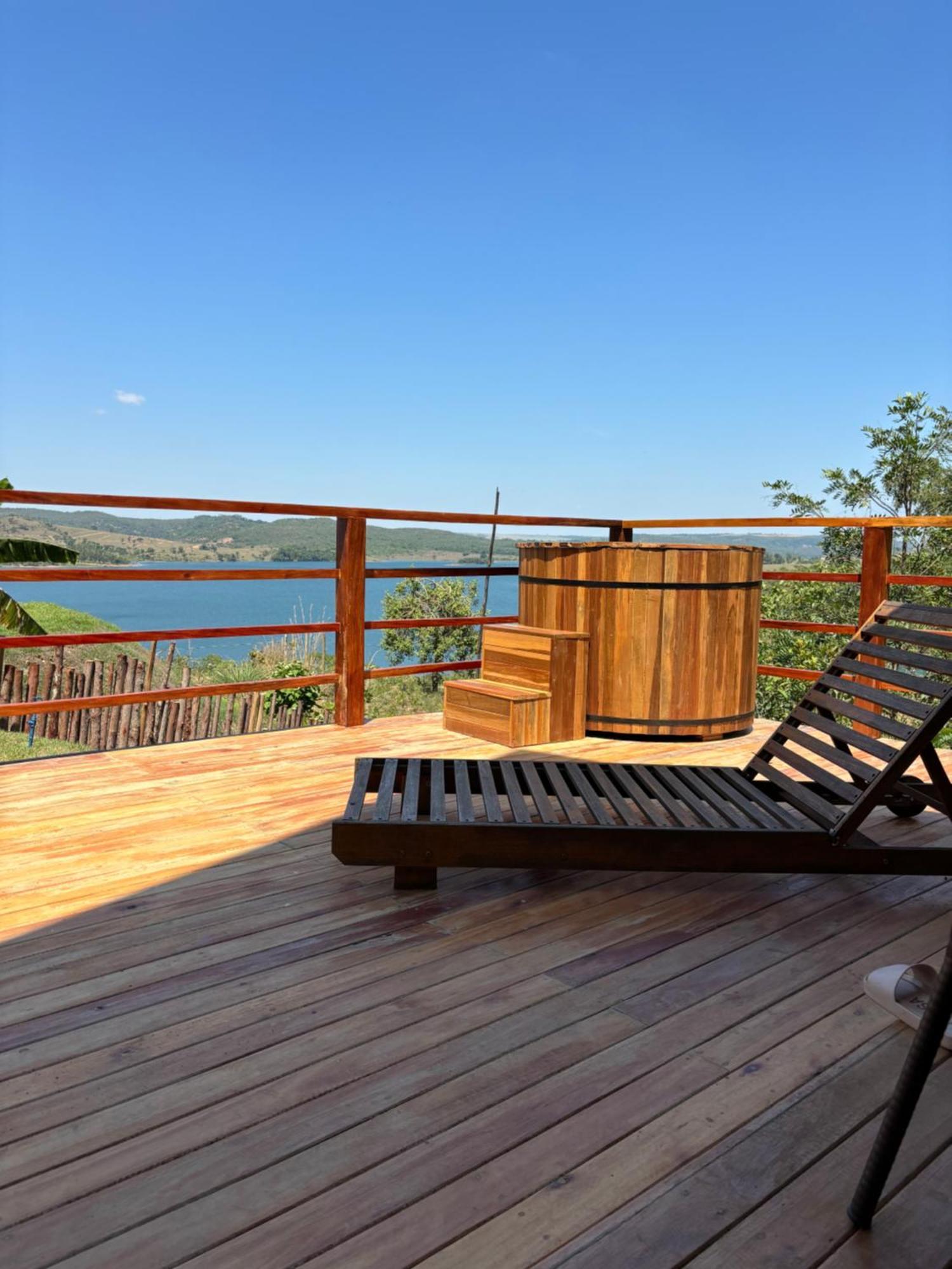 Chale Recanto - Ofuro, Banheira, Vista, Cachoeira E Lago Alexania Luaran gambar